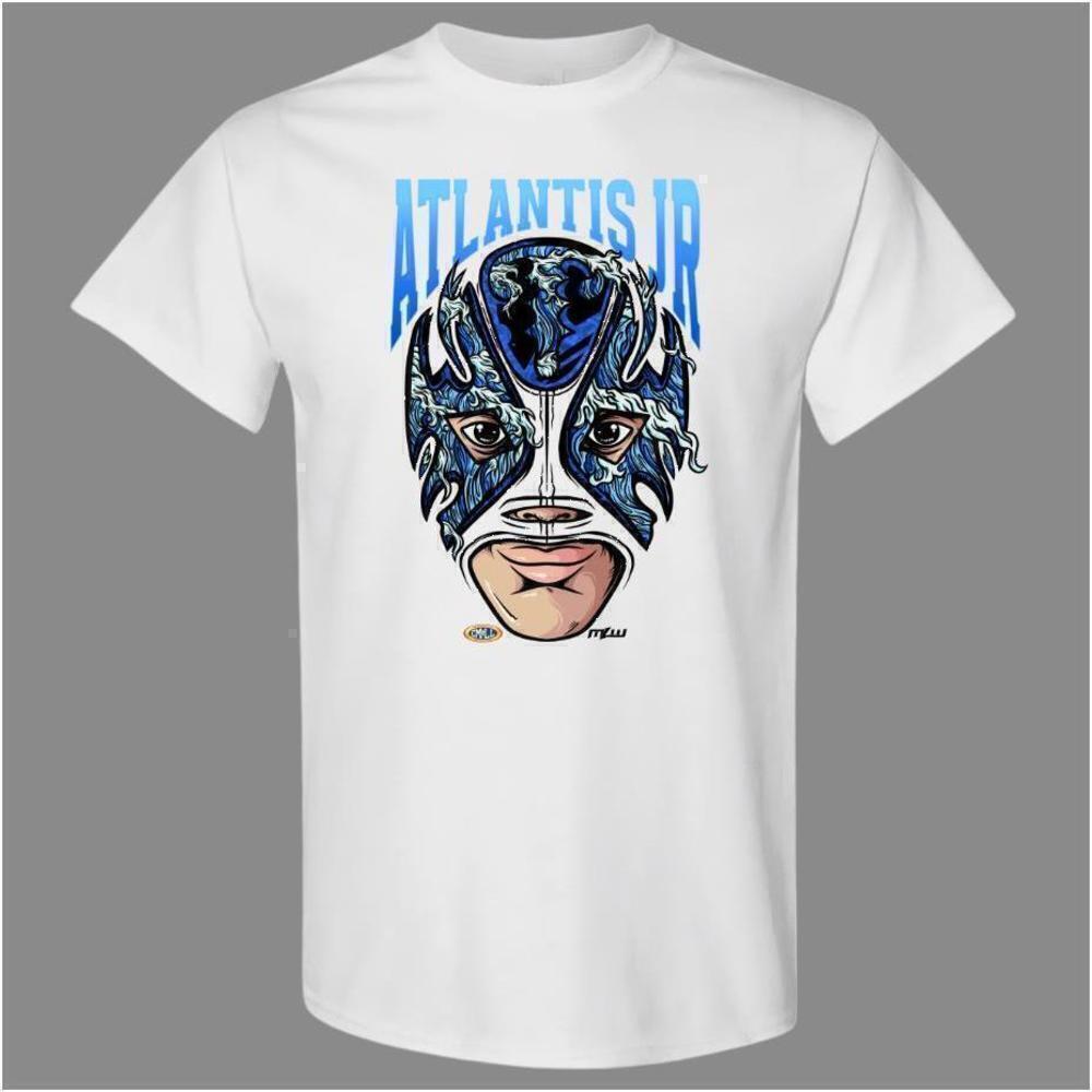 Atlantis Jr Mask Mythic Symbol Fantasy Art T-Shirt